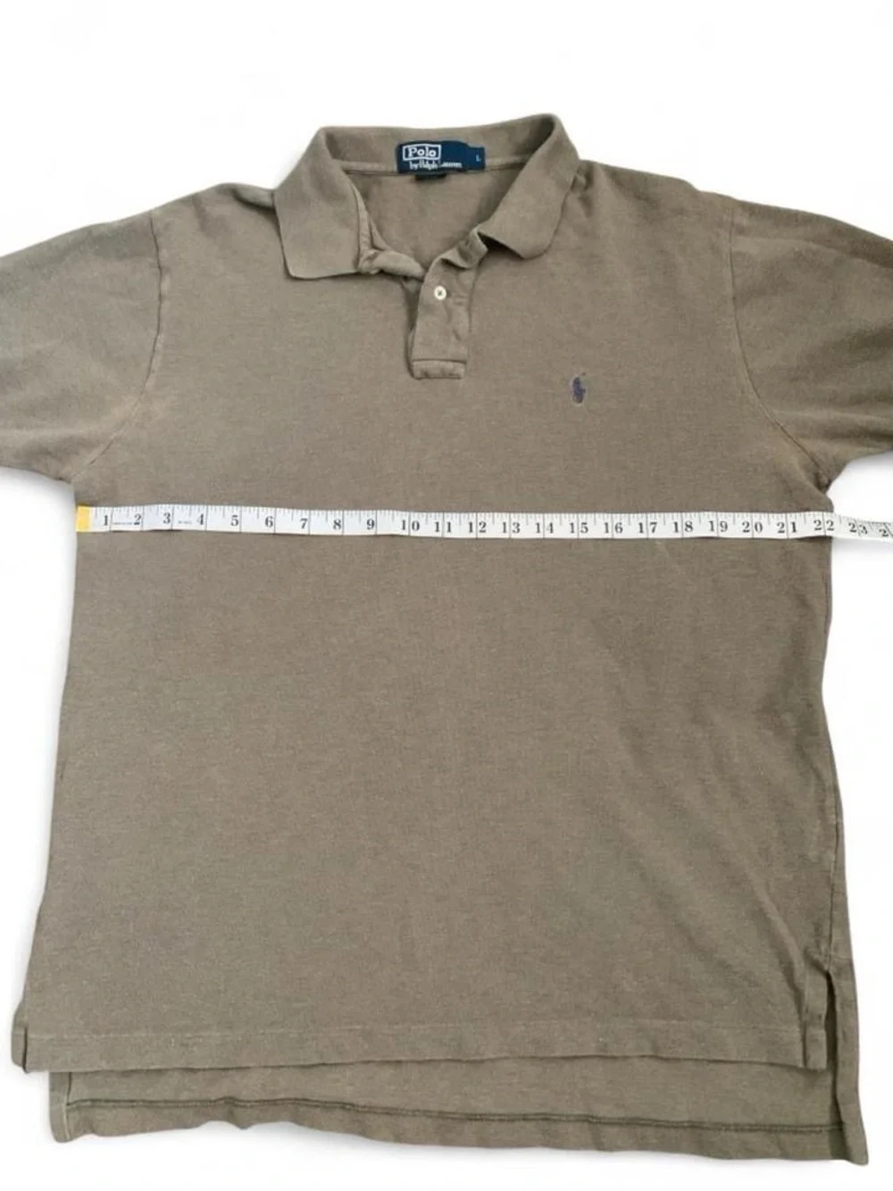 Vintage 90s Y2K Polo Ralph Lauren Bolivia Polo Shirt Mens L Olive Khaki Green
